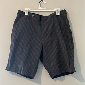 Pinstripe Grey Shorts